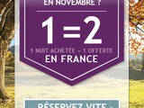 #BonPlan Opé : « 1 nuit achetée = 1 nuit offerte » des Hôtels Mercure