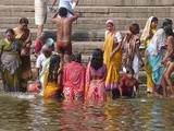 Sur les rives du Gange à Varanasi