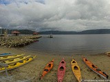 En kayak sur le fjord du Saguenay