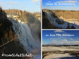 Glace, neige et eaux bouillonnantes de la Chute-Montmorency