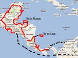 La feuille de route de mon voyage en Amérique centrale