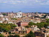 Rome vue d'en haut depuis le Janicule