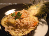 Riz à l’ananas, aux crevettes et noix de Saint Jacques