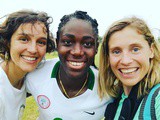 Candice, Mélina et les Little Miss Soccer
