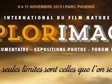 18e édition de Explorimages, le Festival International du Film Nature & Aventure, du 8 au 11 nov 2013 à Nice