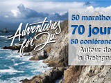 Adventures for Ju : 50 marathons, 50 conférences en 70 jours autour de Bretagne