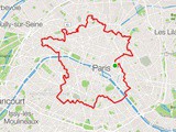 Après 34 km de marche, il dessine la France à Paris