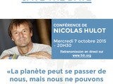 Conférence de Nicolas Hulot disponible en intégralité : #Osons