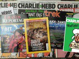 En janvier, je lis la presse d’aventure et Charlie Hebdo