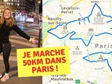 L’athlète française Marine Leleu dessine un requin géant dans les rues de Paris avec son gps