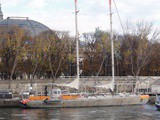 Nos premières photos du bateau d’expédition Tara qui est de retour à Paris