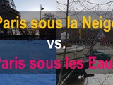 Paris sous la Neige vs. Paris sous les Eaux 2018