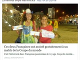 Sarah et Emily font le buzz au Brazil