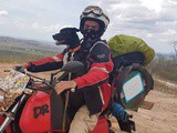 Un français réalise un voyage en moto de plus de 15 000 kilomètres en compagnie de sa chienne