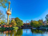 Les jardins de Tivoli à Copenhague