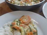 Curry courgette et patate douce