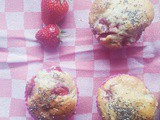 Muffins aux fraises et graines de chia