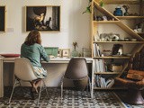 Un visage derrière un blog